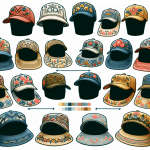 czapki z haftem