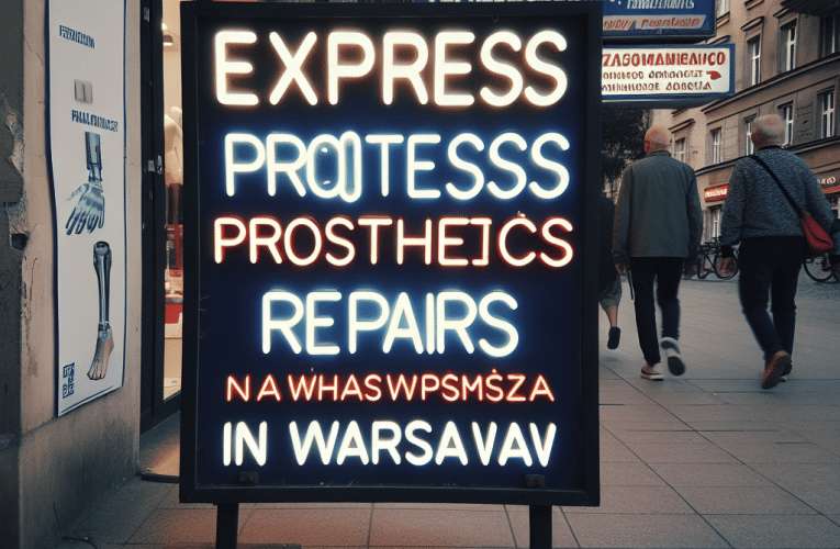 Expresowa naprawa protez w Warszawie: Jak szybko i skutecznie rozwiązać problem z uszkodzoną protezą?