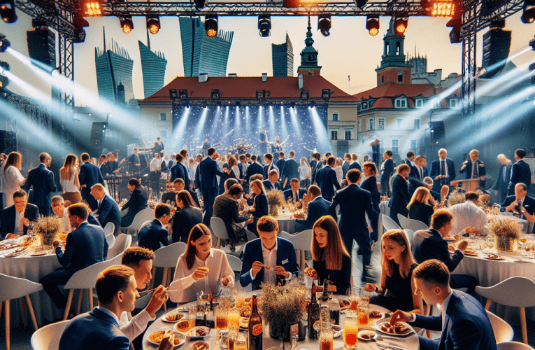 Imprezy firmowe w Warszawie: Jak zorganizować niezapomniane wydarzenie dla swojej firmy?