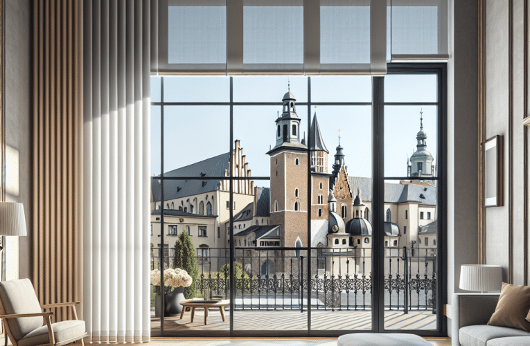 Rolety wewnętrzne w Krakowie – Praktyczny przewodnik wyboru idealnych rolet do Twojego domu