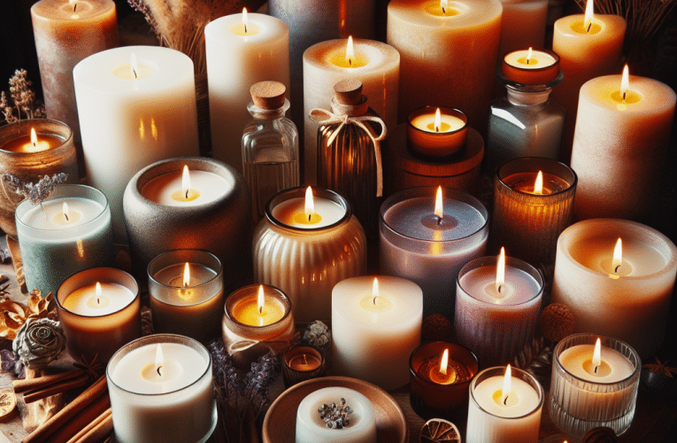 Świece zapachowe – jak wybierać używać i tworzyć własne kompozycje zapachowe w domowym zaciszu