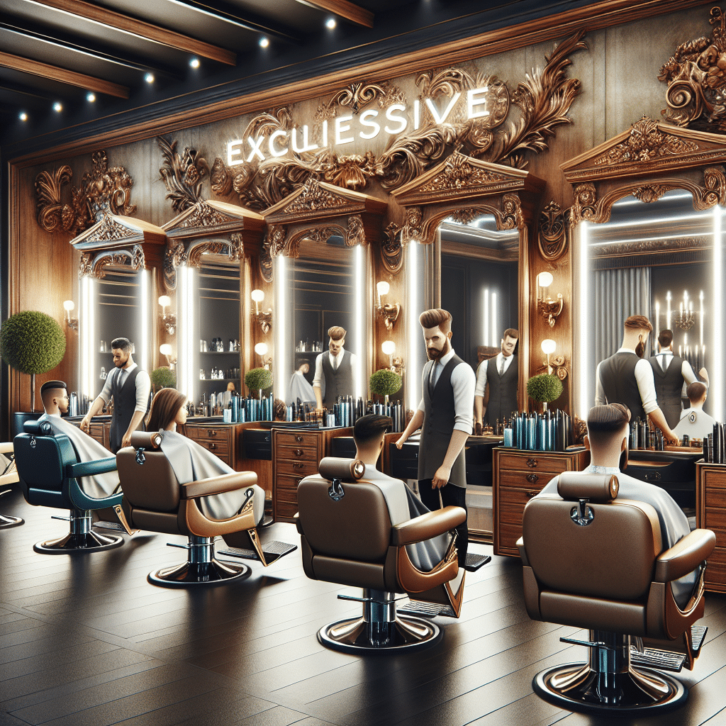 ekskluzywny salon fryzjerski