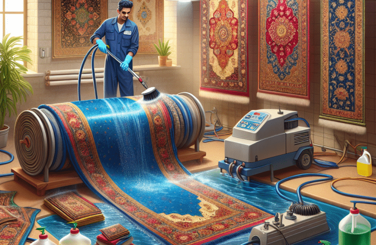 Pranie dywanów jedwabnych – krok po kroku jak zadbać o delikatne tkaniny