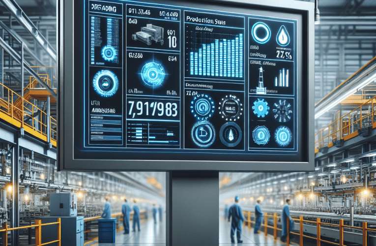 Digital signage dla fabryki: Jak skutecznie wykorzystać nowoczesne wyświetlacze w przemyśle?