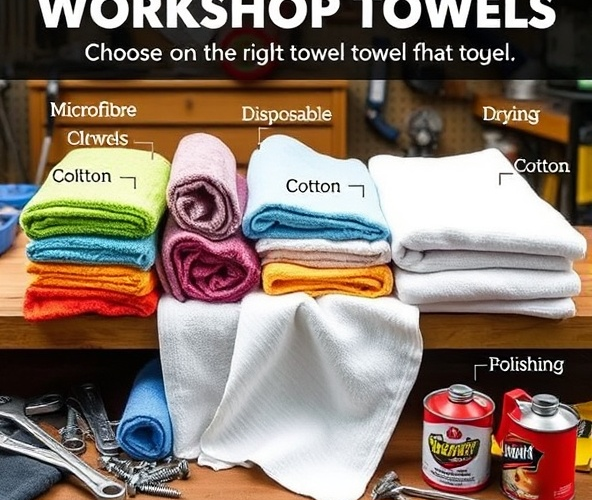 Jak wybrać najlepsze ściereczki warsztatowe do różnych zadań?