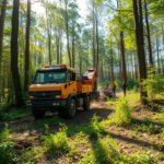 mulczer leśny łochów