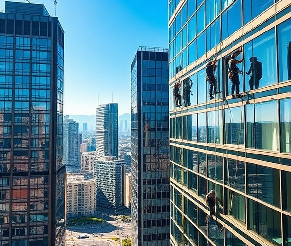 Jak skutecznie zorganizować mycie okien na wysokościach w Warszawie?