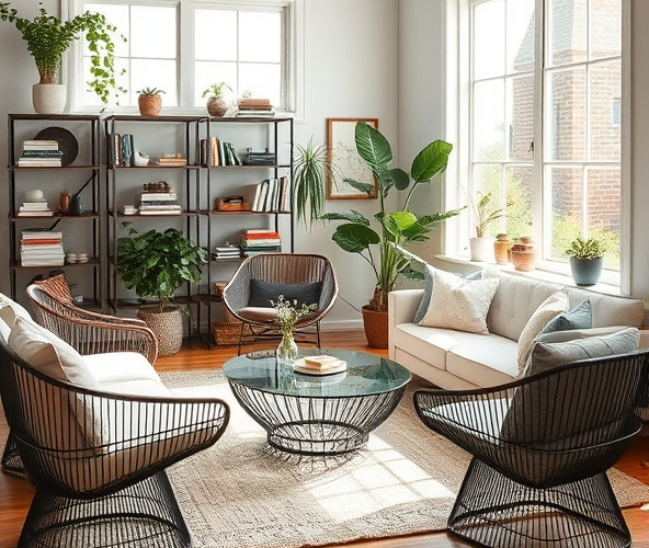 Jak skutecznie wybierać meble z drutu do różnych stylów wnętrz?