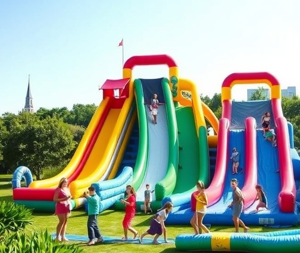 Jak wybrać najlepszą wypożyczalnię dmuchanych zjeżdżalni w Warszawie?