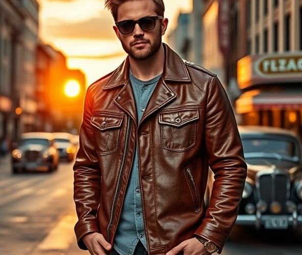 Jak wybrać idealną kurtkę skórzaną retro aby zapewnić styl i trwałość na lata