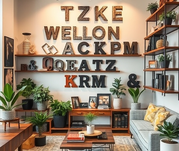 Jak wykorzystać litery metalowe w dekoracji wnętrz by stworzyć unikalny styl?