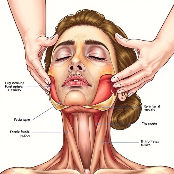 masaż powięziowy twarzy