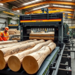 podajnik poprzeczny kłód