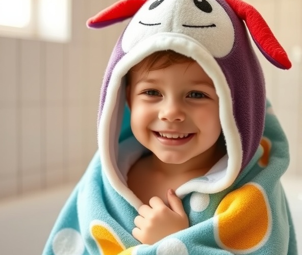 Jaki ręcznik kąpielowy z kapturkiem wybrać aby zapewnić dziecku komfort i szybkie osuszenie?