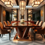 Jak wprowadzić styl art deco do nowoczesnego wnętrza, aby dodać mu elegancji i wyjątkowego charakteru stół art deco