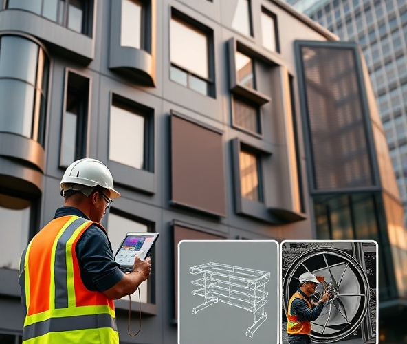 Jak zamówić żaluzje fasadowe na nietypowe kształty z pomiarem 3D?