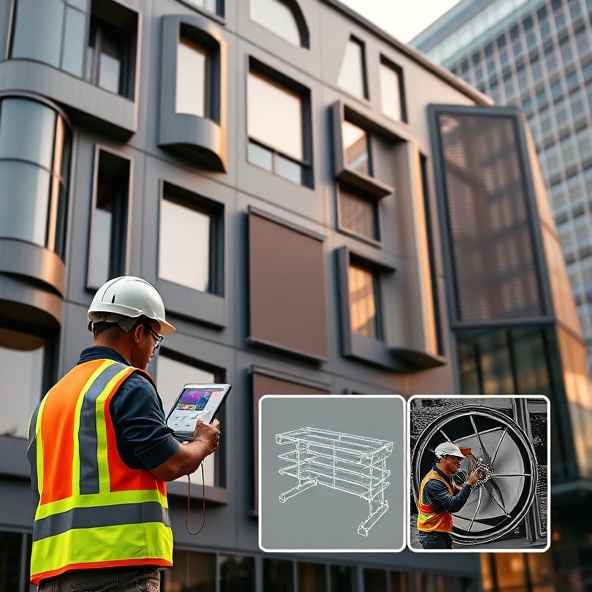 żaluzje fasadowe nietypowe kształty