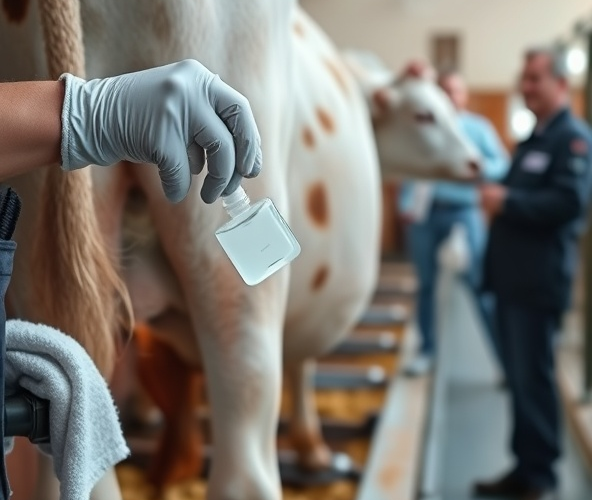 Jak bezpiecznie stosować żel rozgrzewający do wymion u krów?