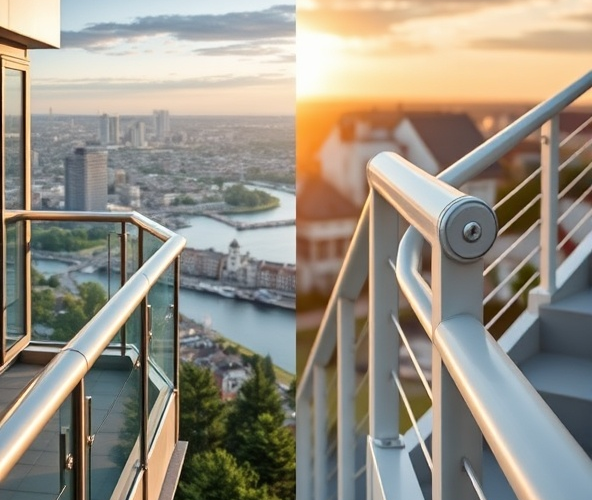 Stal nierdzewna czy aluminium na balustrady w Warszawie i okolicach?