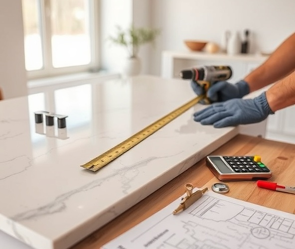 Ile kosztuje blat z kwarcu za m² z montażem w Polsce?