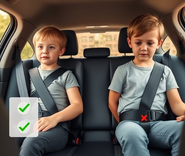 Czy foteliki samochodowe 22–36 kg montowane pasem są bezpieczne?