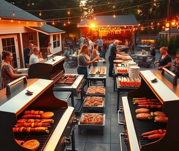 Grille na gaz: ile palników potrzebuję na imprezę 100 osób?