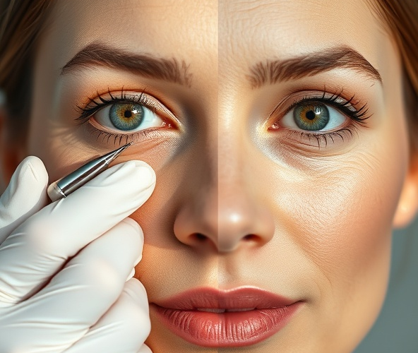 Kiedy po mezoterapii igłowej okolic oka znikną cienie u 40-latki?