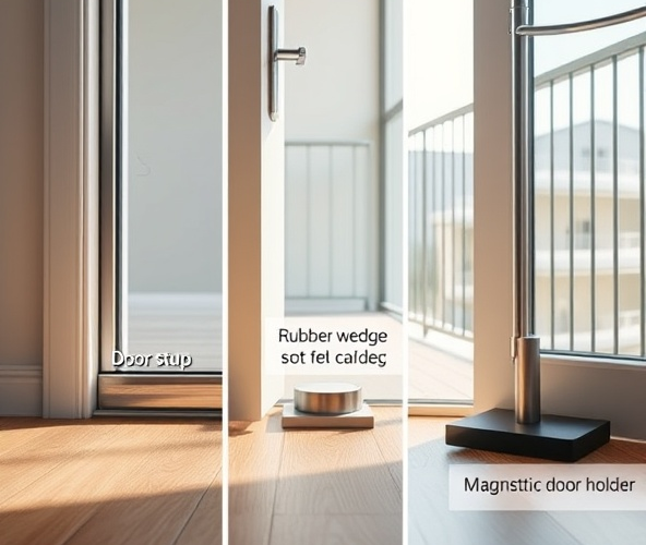 Jaki przytrzymywacz do drzwi balkonowych ochroni panele przed rysami?