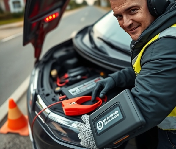 Jak odpalić samochód boosterem przy rozładowanym akumulatorze?