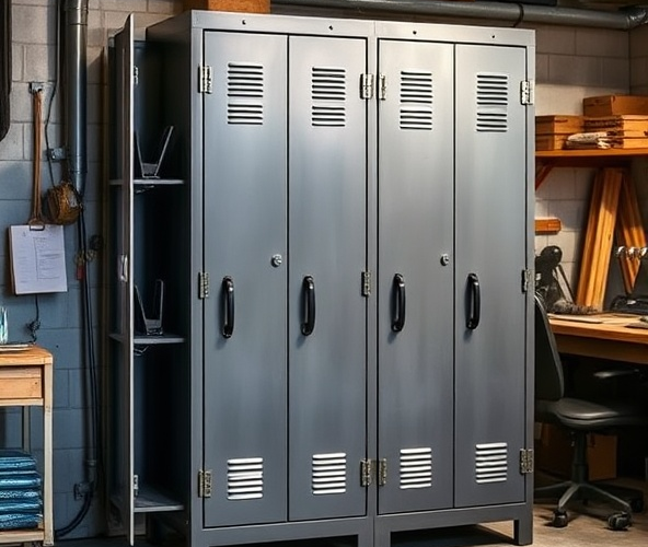 Jak wybrać metalową szafę ubraniową, która wytrzyma intensywne użytkowanie w firmie?
