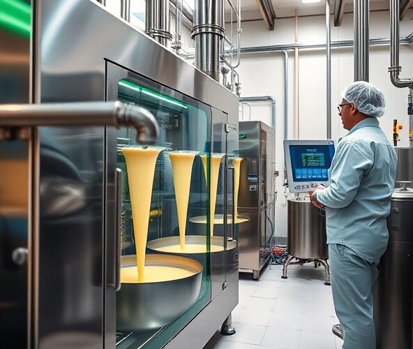 Homogenizator liniowy dla małej przetwórni majonezu 500 l/h — oszczędność?