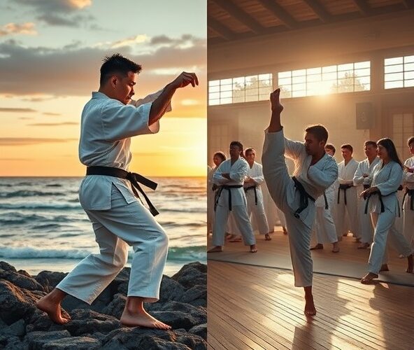 Czy kyokushin karate warto trenować samodzielnie czy w dojo?