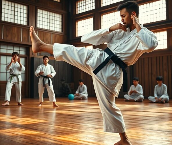 Jakie proste ćwiczenia poprawią kopnięcia w kyokushin karate?