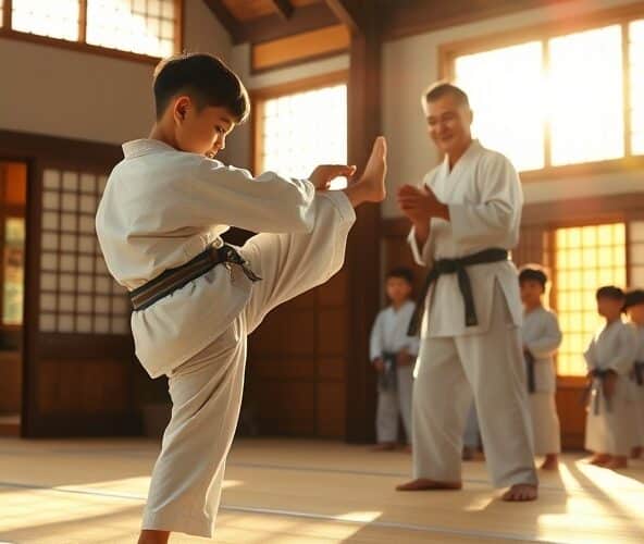 Czy kyokushin karate dla nieśmiałego 7‑latka poprawi samoocenę?