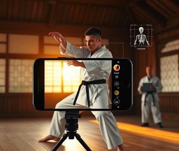 Jak szybko ocenić poprawność kata kyokushin karate z aplikacją?