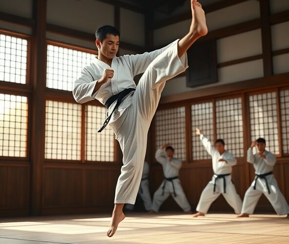 Jak poprawić siłę kopnięć w Kyokushin dla początkujących bez sprzętu?