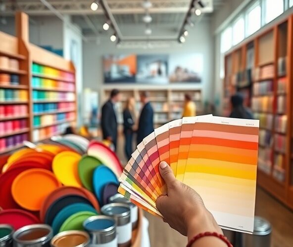 Czy próbki kolorów Lankwitzer Farby zwiększą sprzedaż sklepu?
