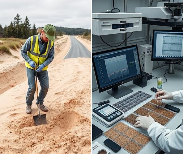 Jak zamówić badania laboratoryjne piasku z Kołbieli i jakie parametry?