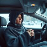 ponczo samochodowe merino