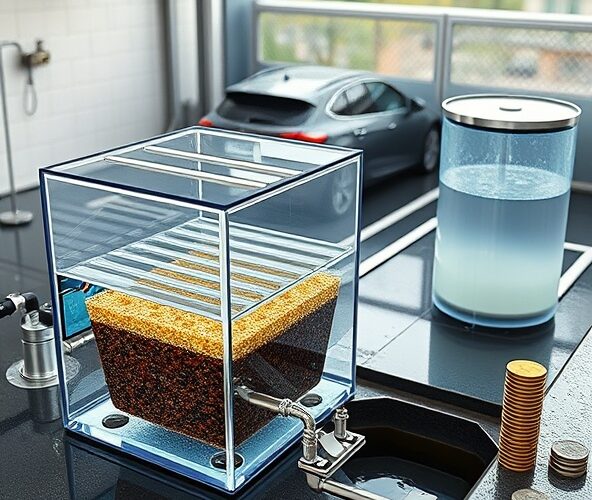 Czy separatory lamelowe dla małej myjni 10 m³/h obniżą koszty?