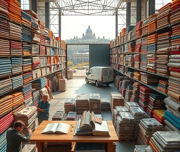 Gdzie kupić hurtowo tkaniny w Warszawie, by uniknąć braków?