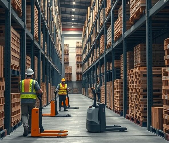 Które wózki paletowe Still wybrać do alejek 2,4 m i 200 palet/dobę?