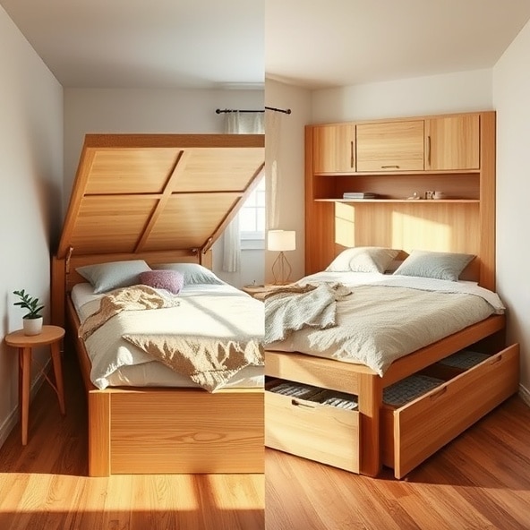 łóżko dębowe 100x200