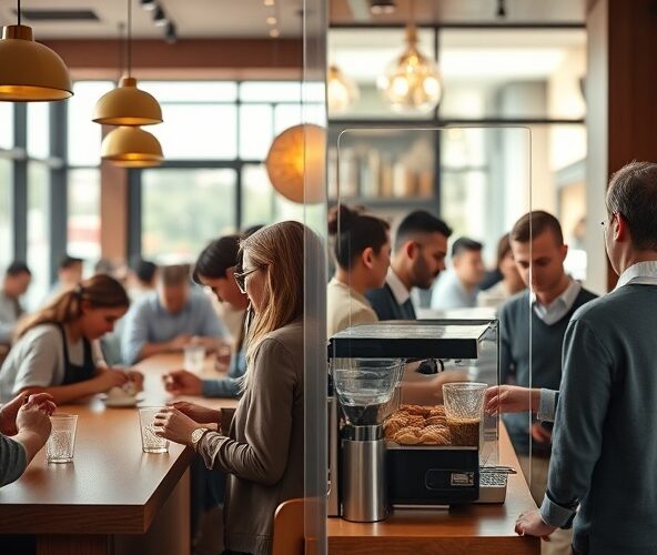 Czy ścianka z plexi przy ladzie w kawiarni podniesie średni rachunek?
