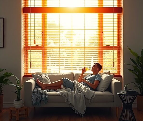 Czy żaluzje poziome drewniane 50 mm zmniejszą upał bez klimatyzacji?