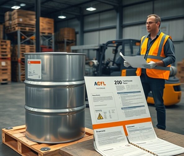 Jakie dokumenty są potrzebne przy zakupie aceton 200l dla firmy?