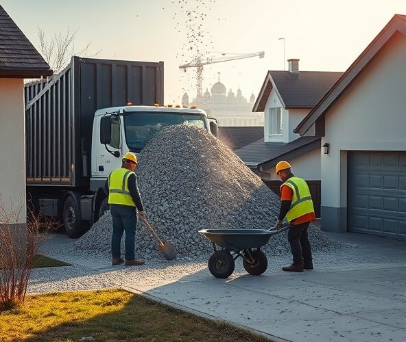 Gdzie w Warszawie kupić beton kruszony z dostawą na podjazd?