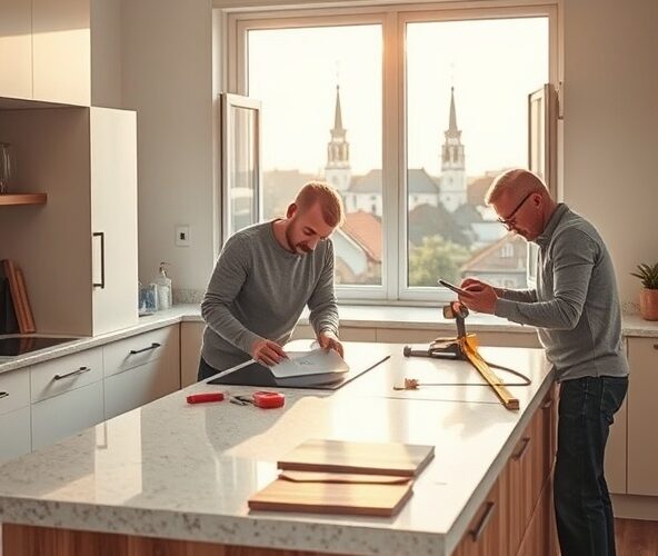 Blaty kuchenne w Płońsku: czy montaż z pomiarem obniży koszt?