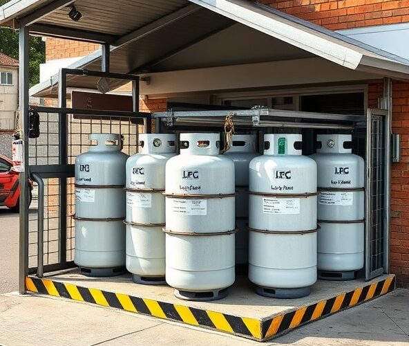 Jak przechowywać butle LPG dla restauracji zgodnie z przepisami?