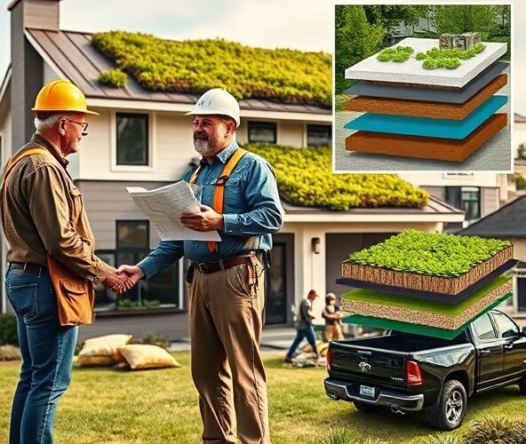 Jak wybrać wykonawcę dachu zielonego dla domu jednorodzinnego?